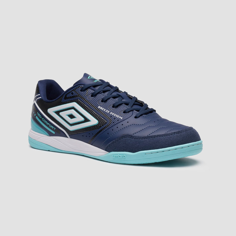 Umbro Chuteira Futsal Neo-Comfort — Mescla Magenta/Azul/Branco - 732