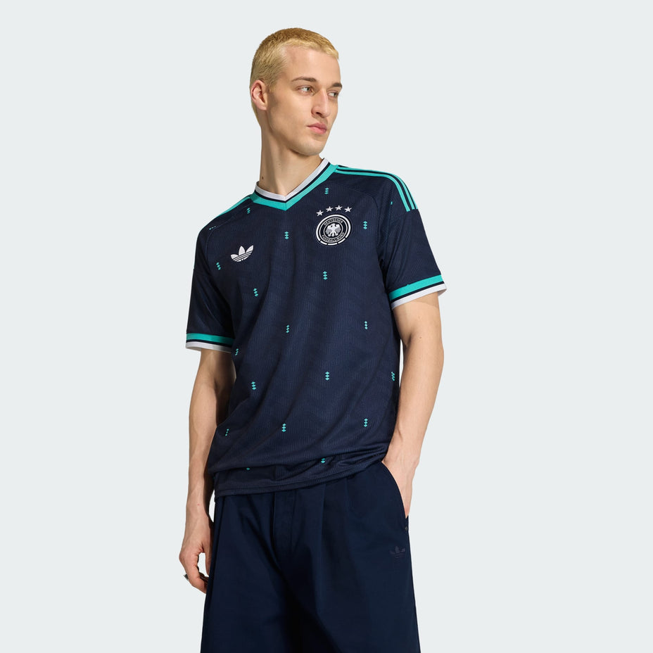 Adidas Camisa Alemanha Ii — Azul - .