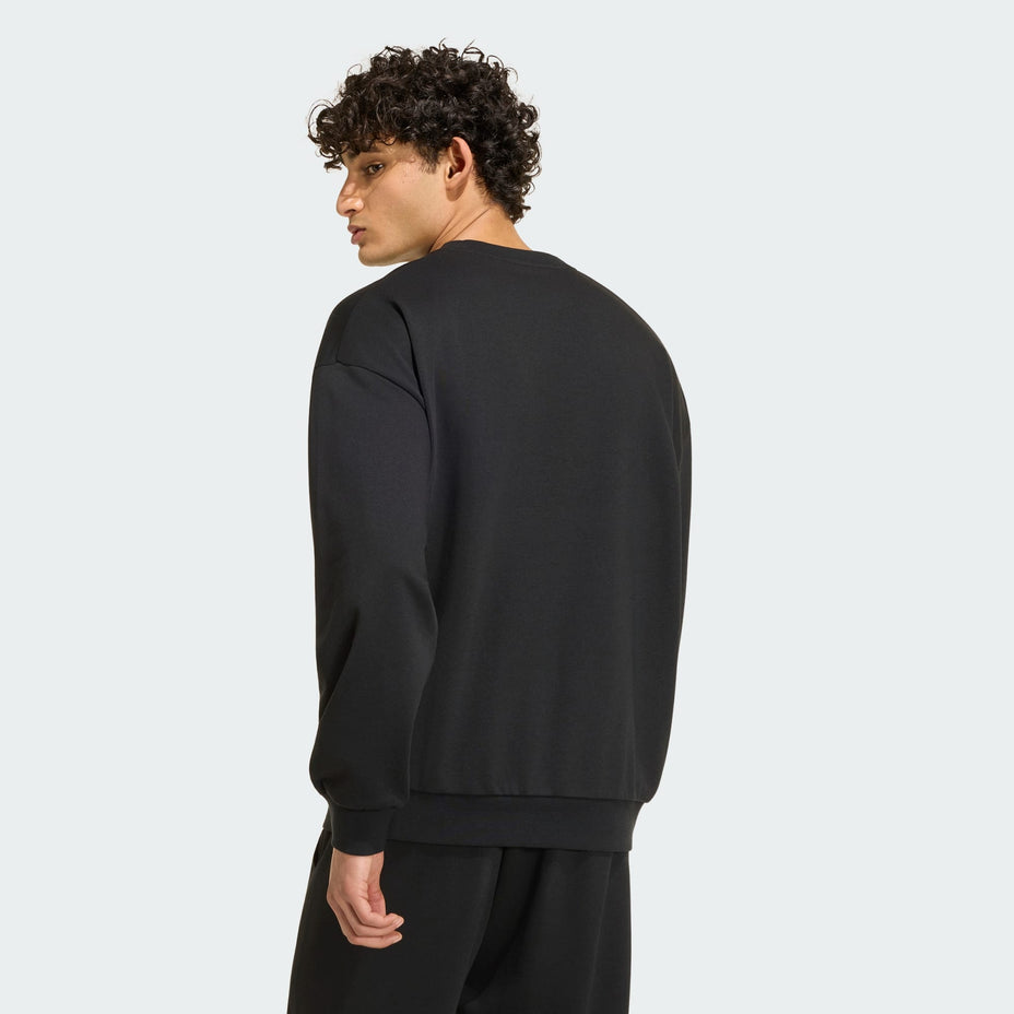Adidas Moletom M Coll Ft Crw — Preto - .