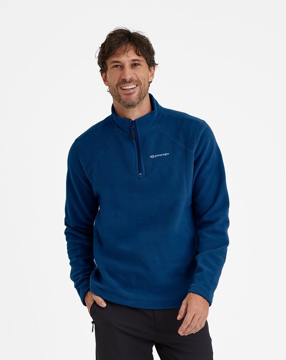 Galapagos Blusão Fleece Makalu Masc. — Azul Marinho - 107