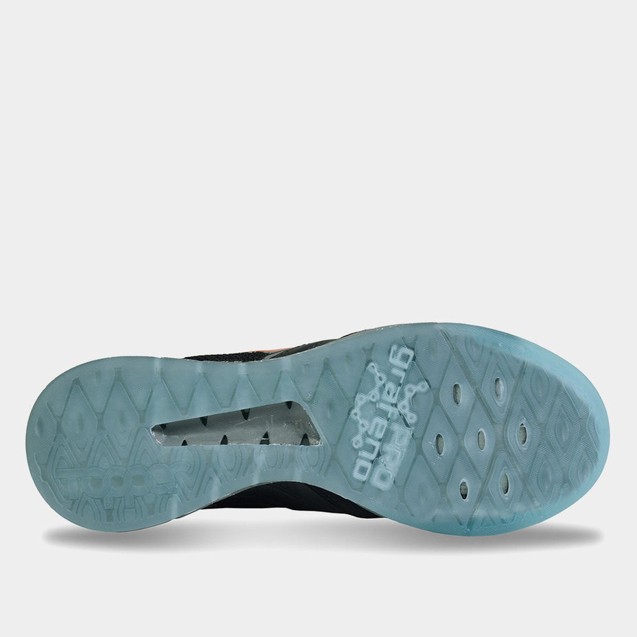 Topper Chuteira Lethal Grafeno Futsal — Preto/Laranja/Azul - .