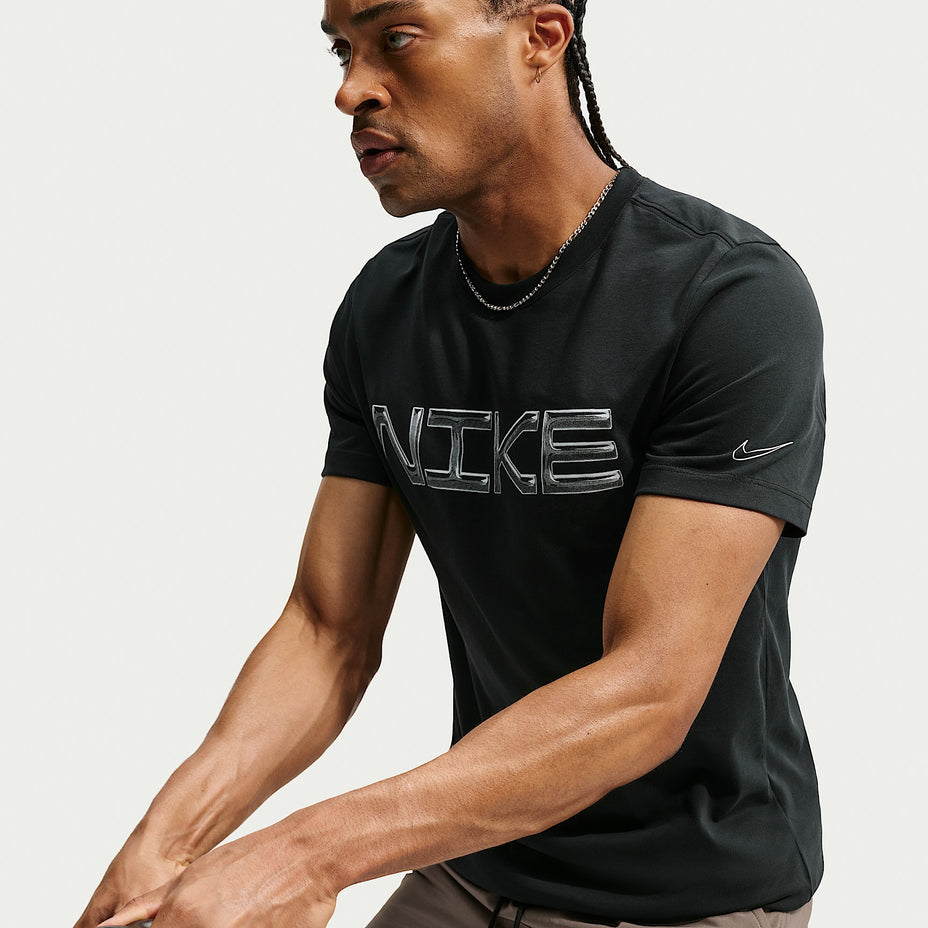 Nike Camiseta Df Tee Std Hbr  Men'S — Preto - 010