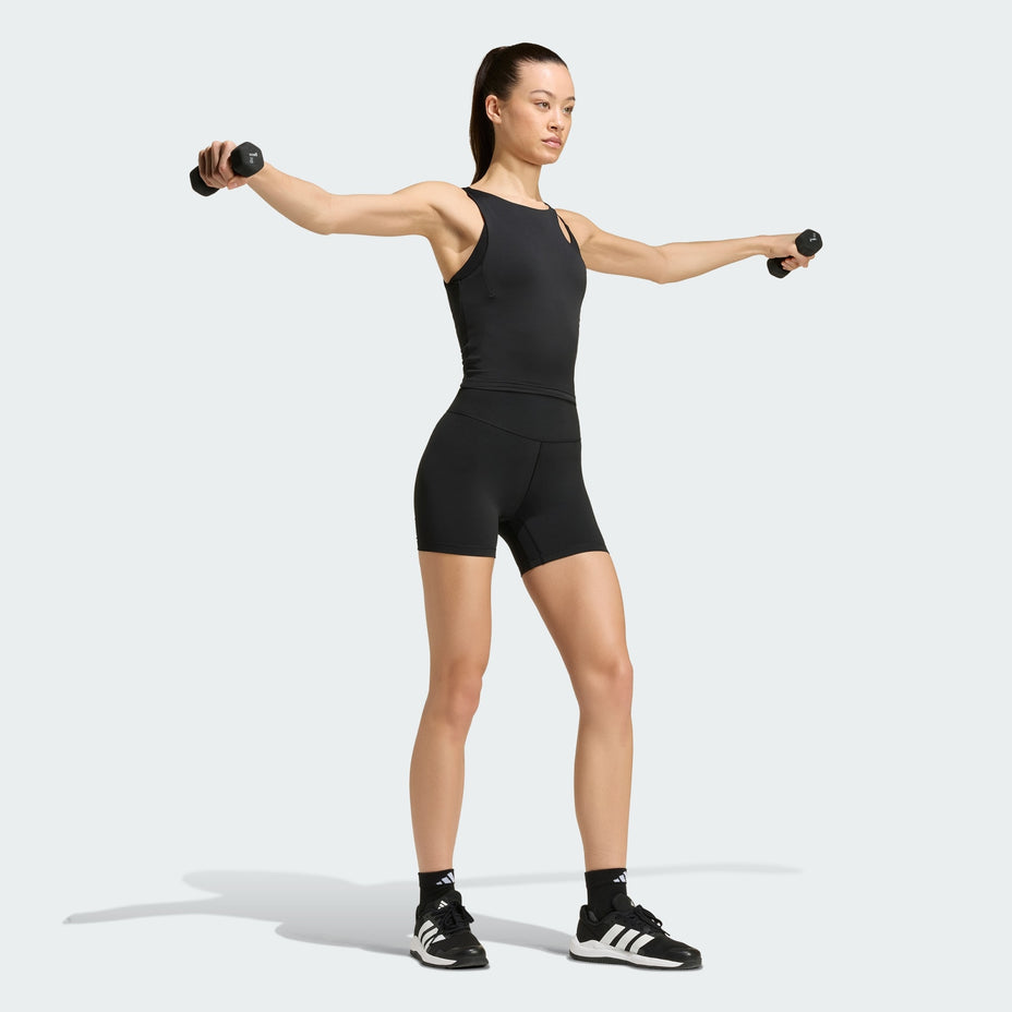 Adidas Top All Me Tank — Preto - .