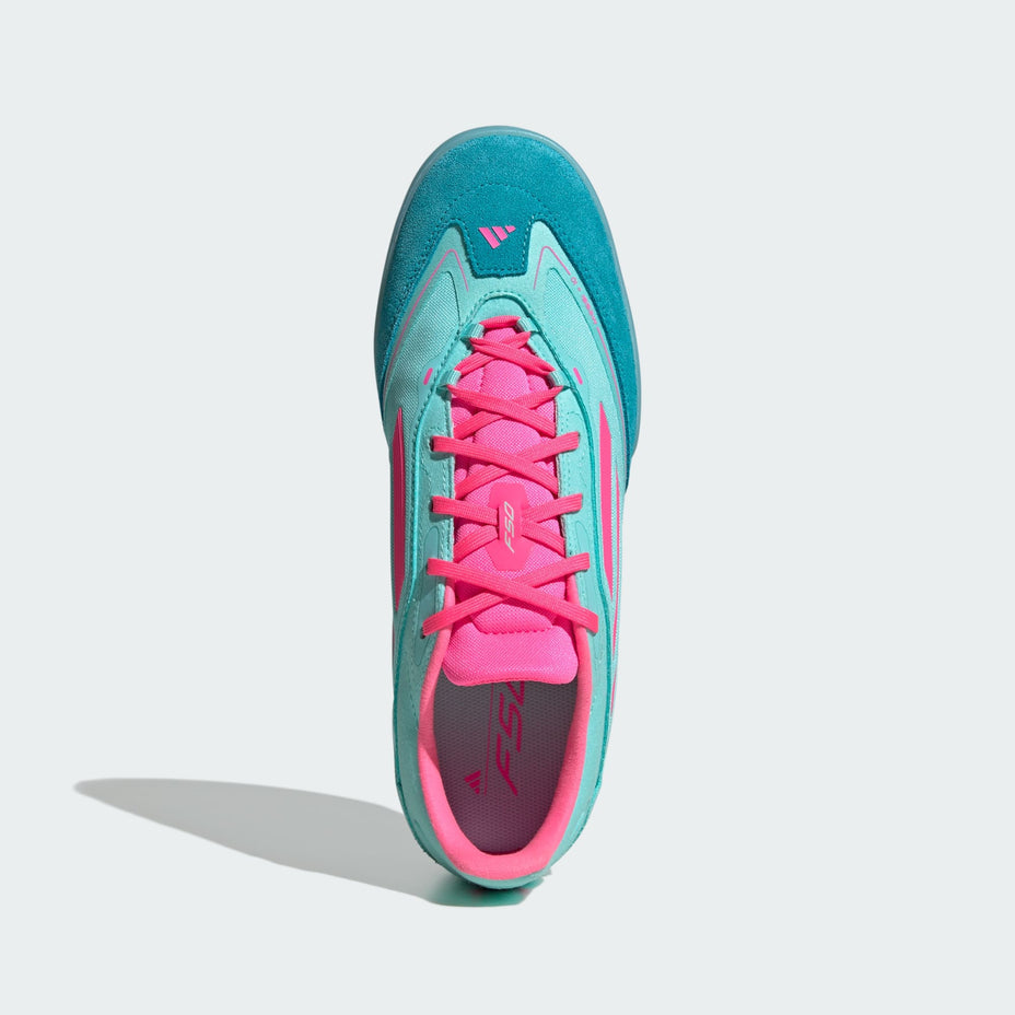 Chuteira Adidas F50 Messi Freestyle Futsal Jh8831 — Azul/Rosa