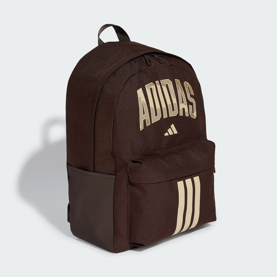 Adidas Mochila Ess Camo Bp — Marrom - .