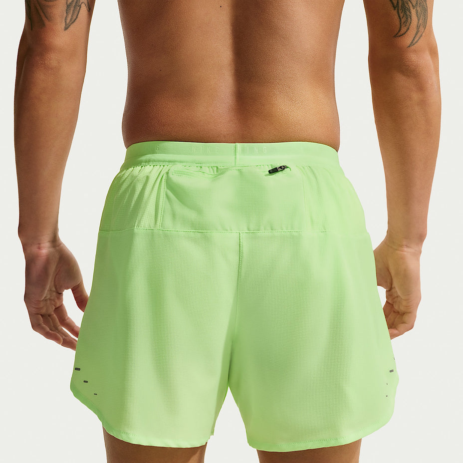 Nike Shorts M Nk Df Stride 5in Bf Short — Verde Limão - 377