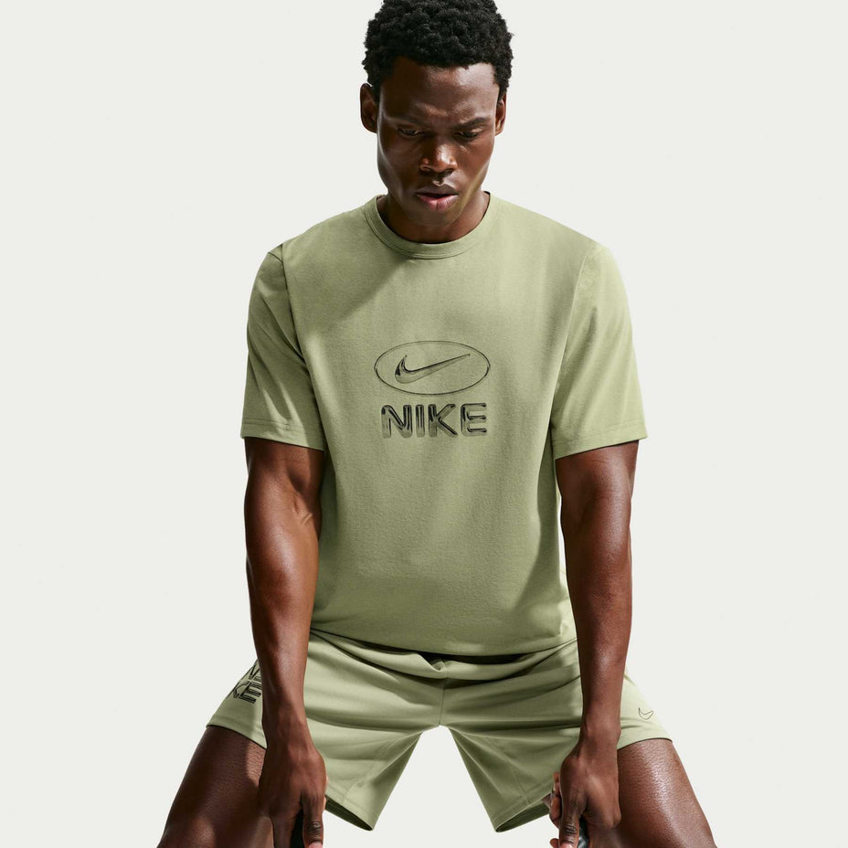 Nike Camiseta Df Uv Hyverse Top Fld Gfx Men'S — Verde - 377