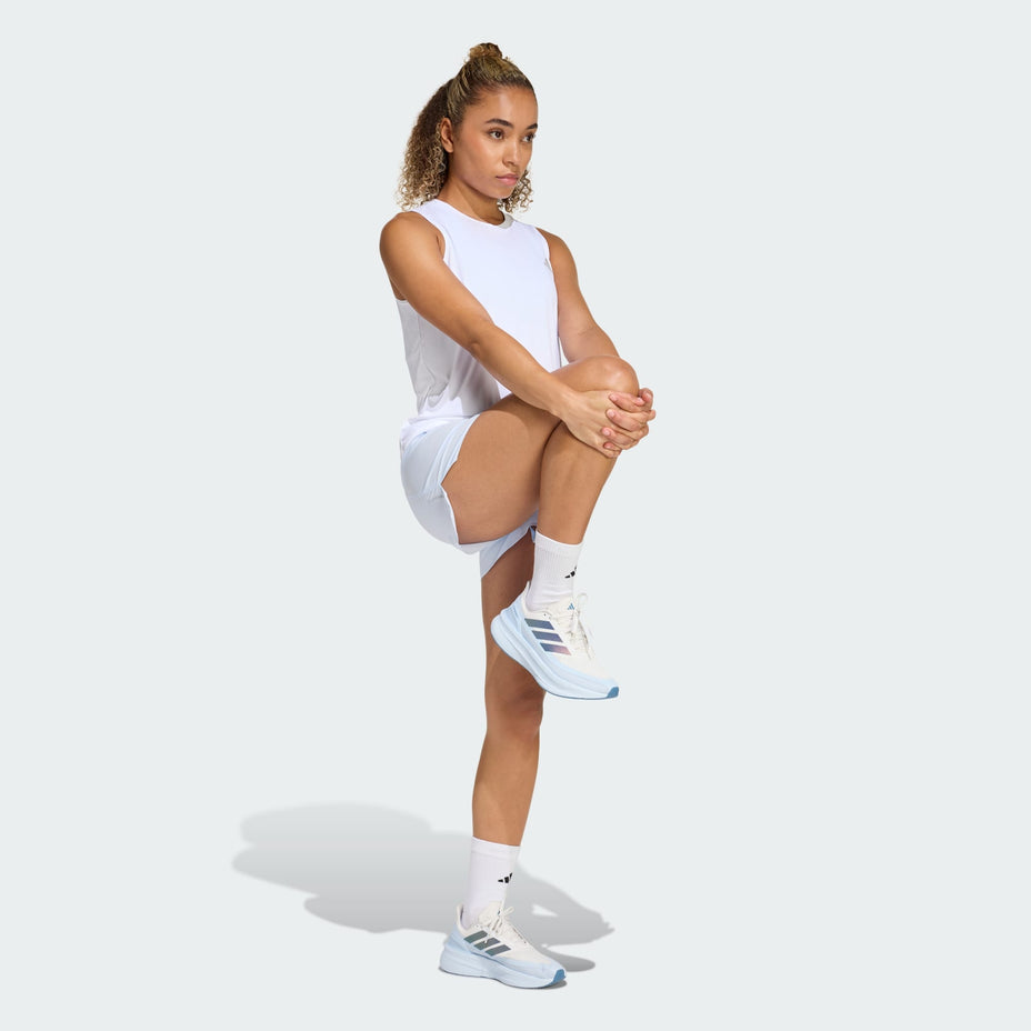 Adidas Regata Run Ess Tank W — Branco - .