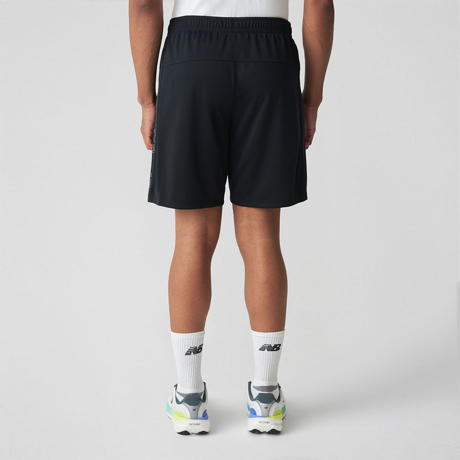 New Balance Bermuda Sport Unlined — Preto Cinza - GRAPHIC