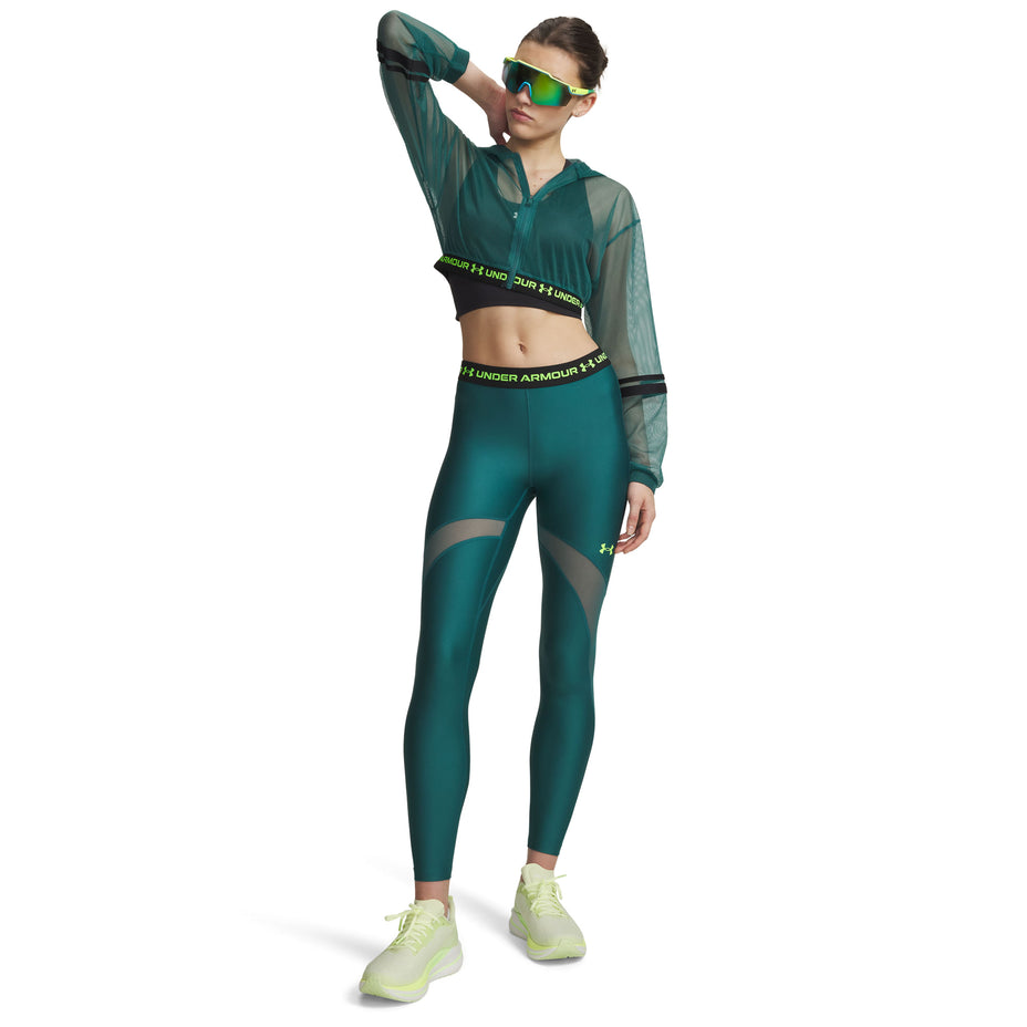 Under Armour Legging Heatgear Mesh Leg — Verde - RAGHYG