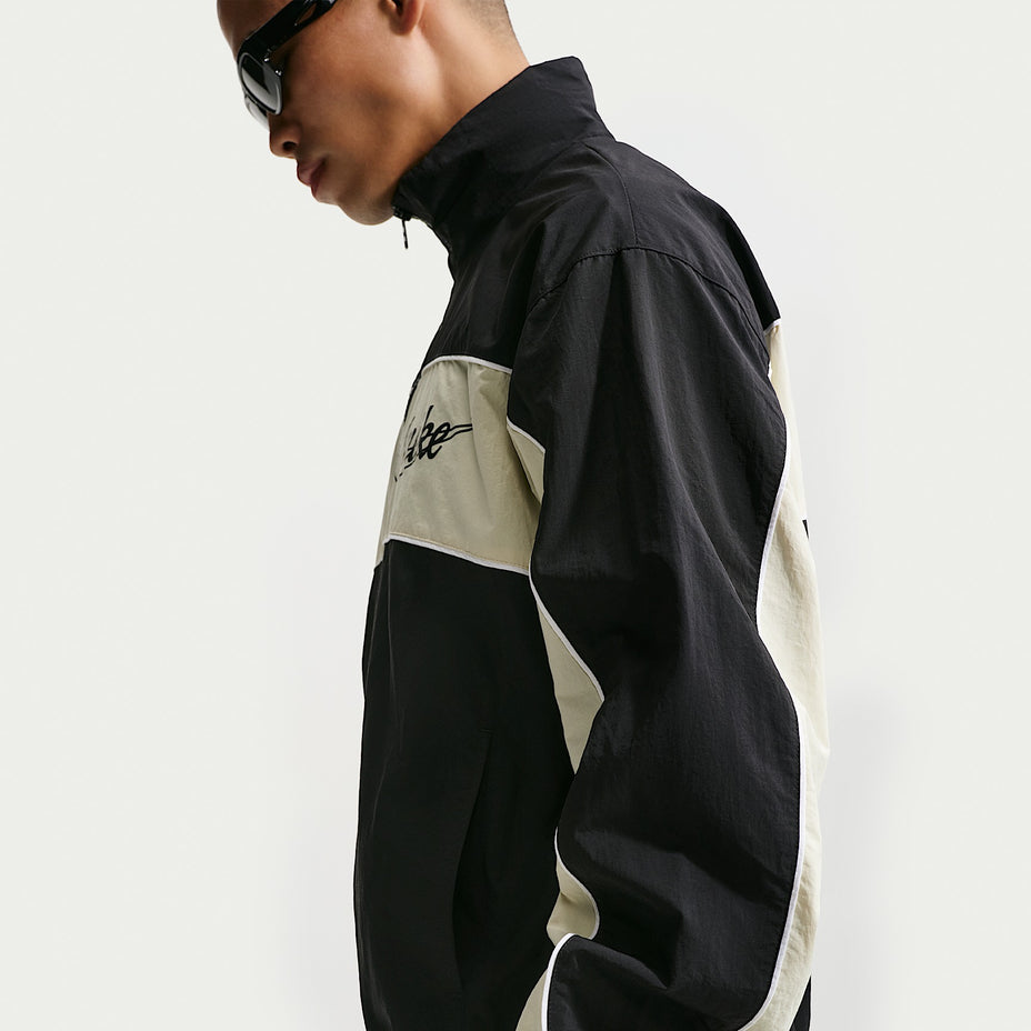 Nike M Club Ltwt Fz Jkt Ctb — Preto/Branco - 010