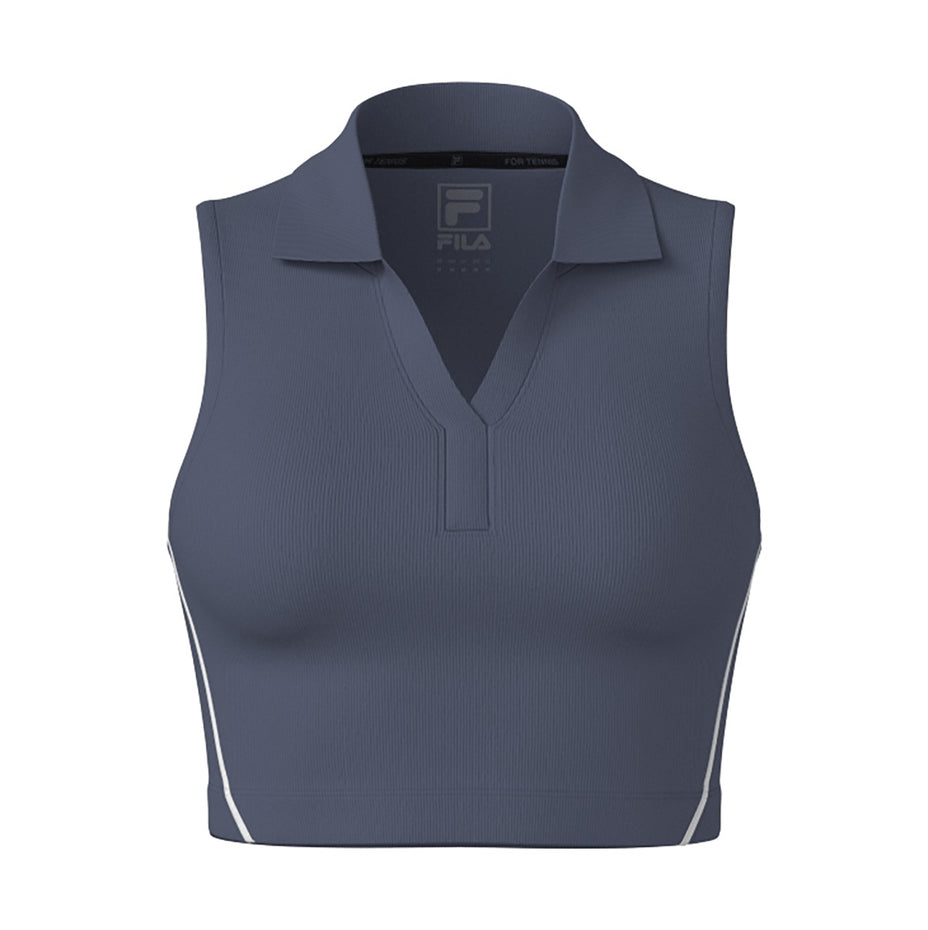 Fila Top Feminino Fila Tennis Line — Marinho/Carbono - 3883