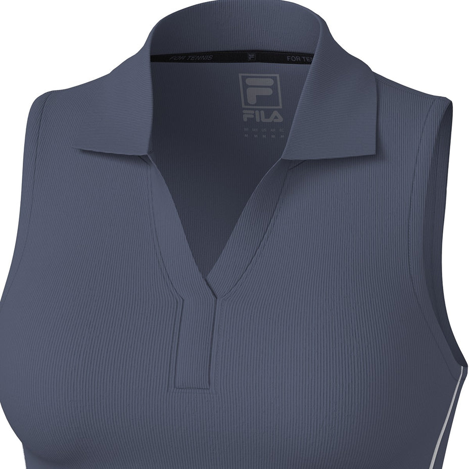 Fila Top Feminino Fila Tennis Line — Marinho/Carbono - 3883