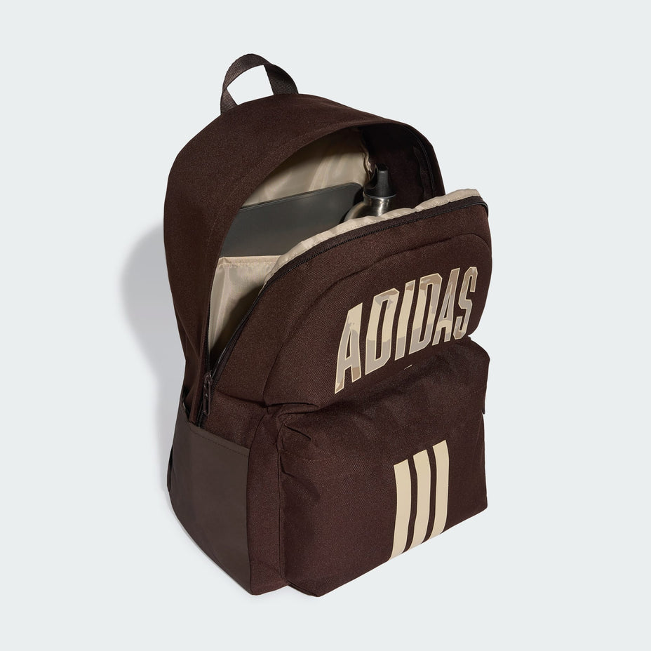 Adidas Mochila Ess Camo Bp — Marrom - .