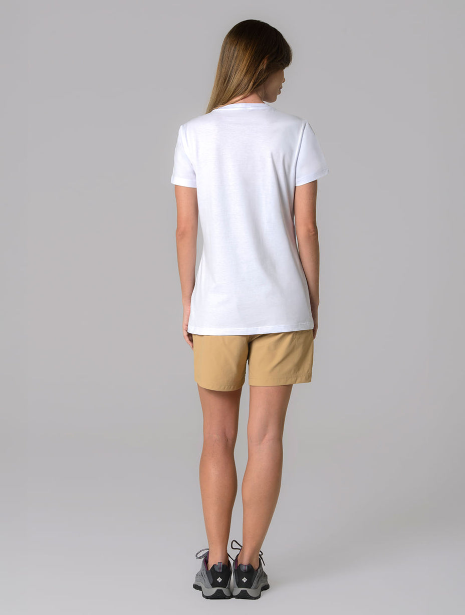 Columbia Camiseta Basica Silk — Branco - 100