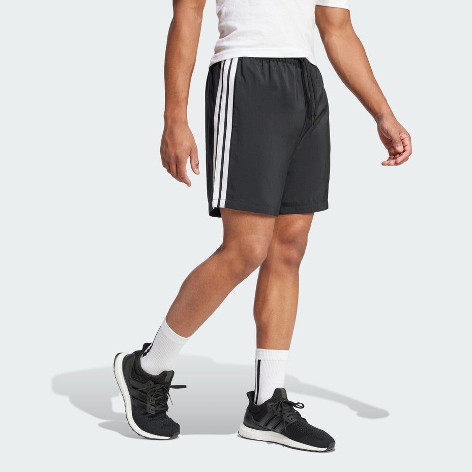 Adidas Bermuda M 3s Chelsea — Preto - .
