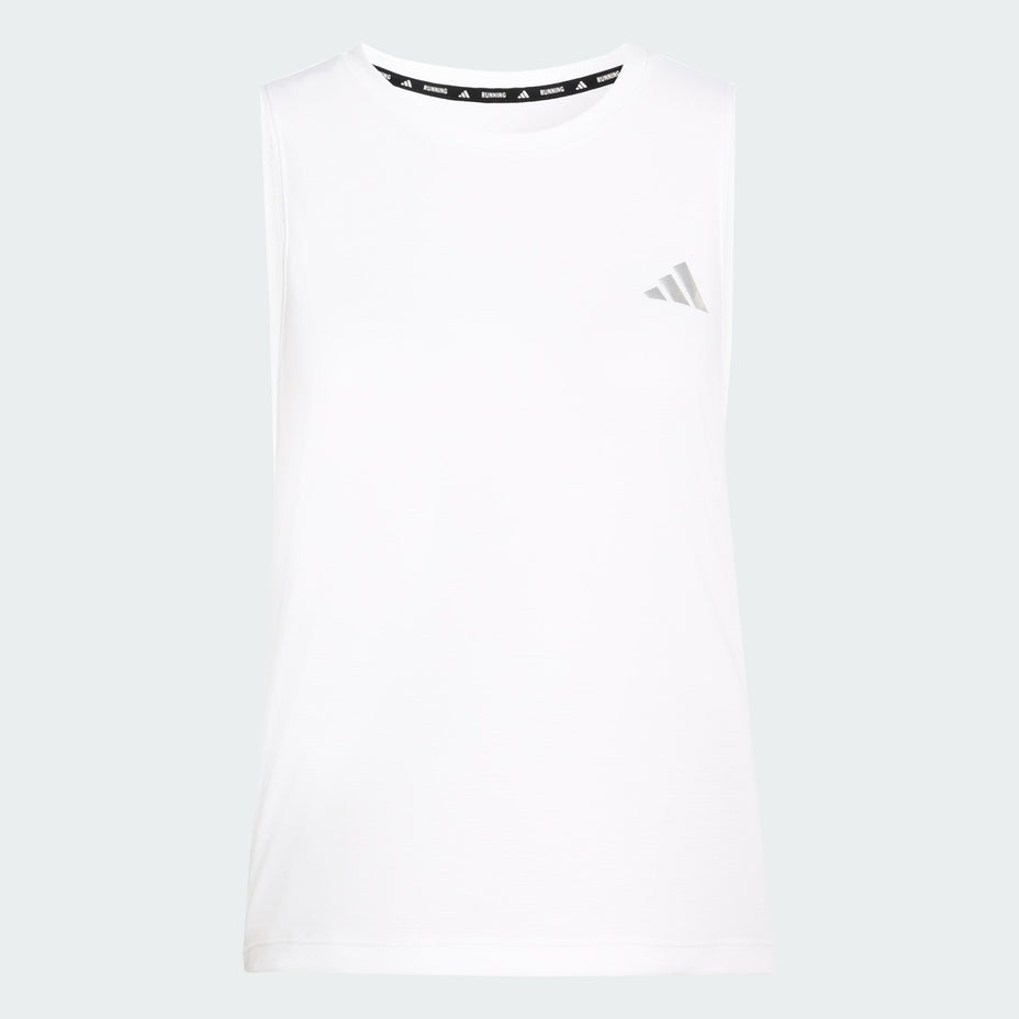 Adidas Regata Run Ess Tank W — Branco - .
