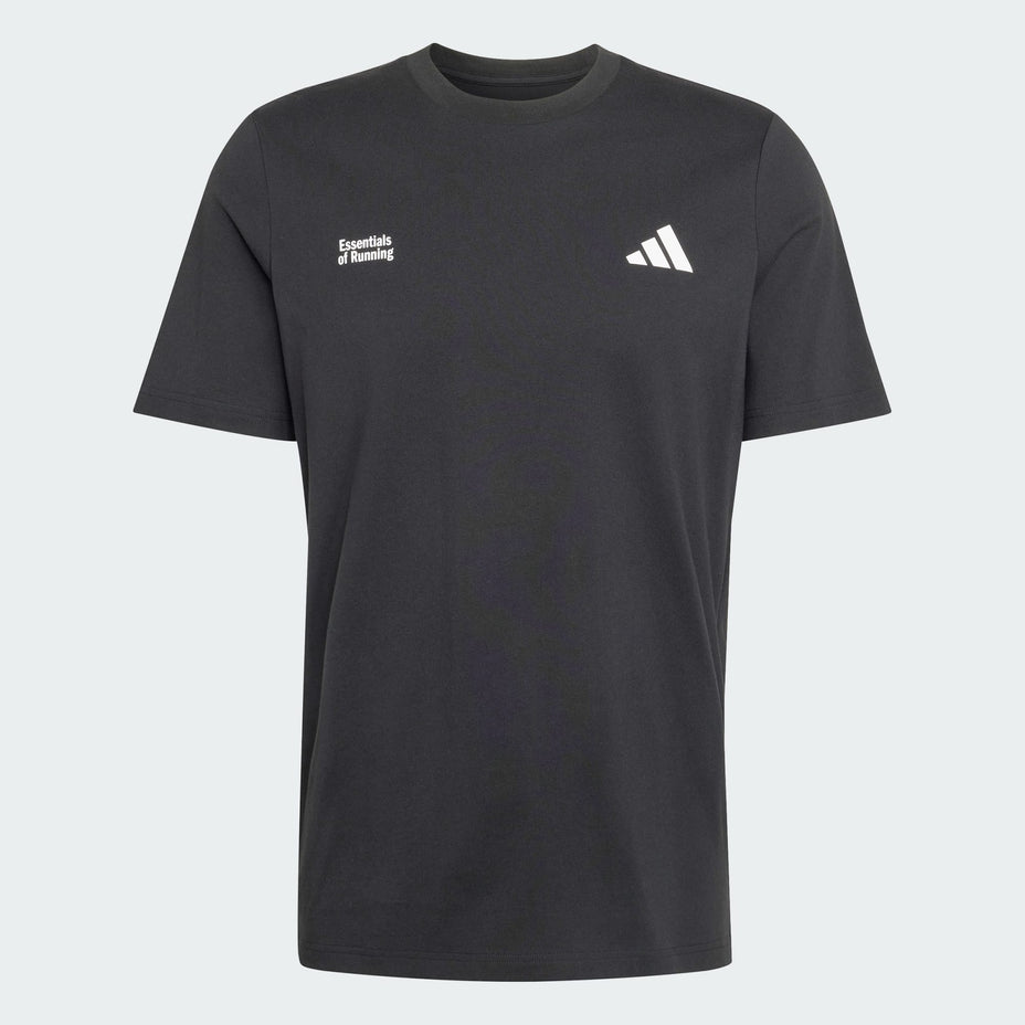 Adidas Camiseta M Run Ess G T — Preto - .