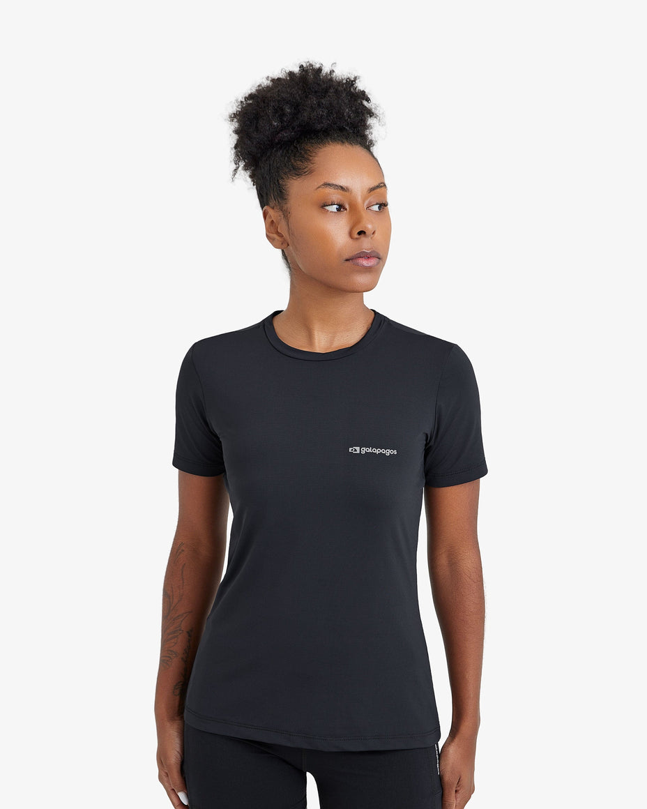 Galapagos Camiseta Alamo Fem. Uv 50+ — Preto - 173