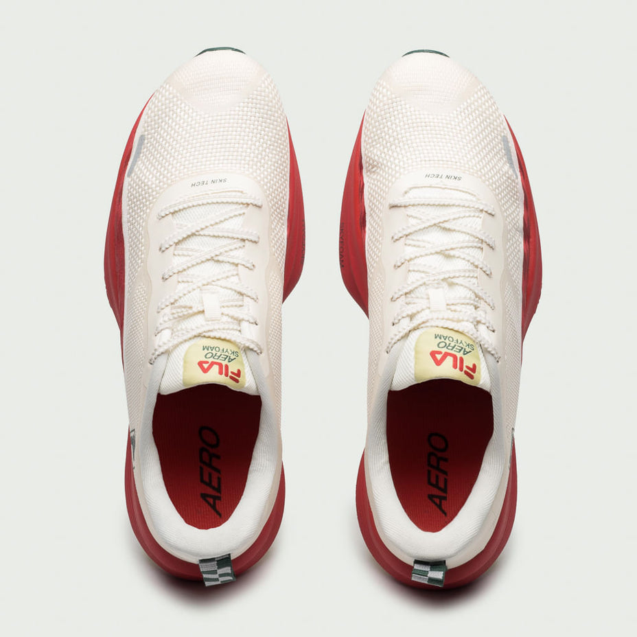 Fila Tenis Aero Skyfoam Masc. — Gardenia/Verde Limão/Vermelho - 7417