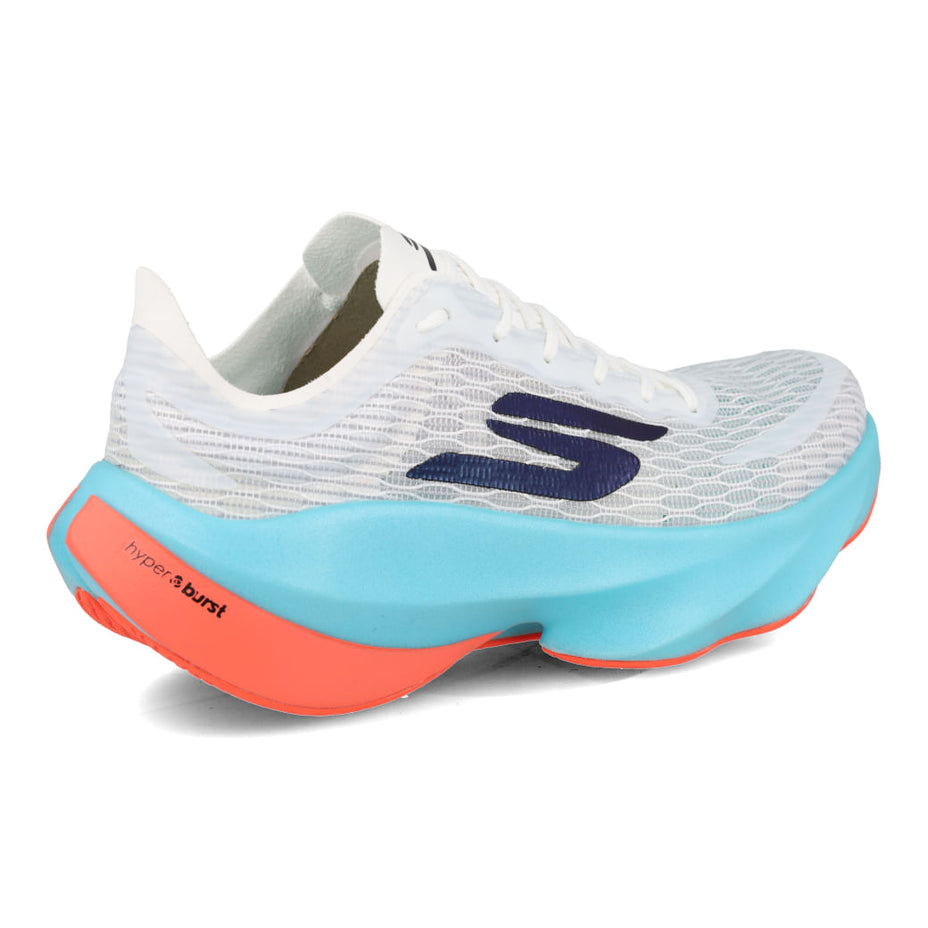 Skechers Skx Aero Tempo — Branco/Turquesa - WTQ
