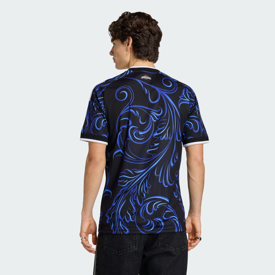Adidas Camisa Argentina Ii — Preto - .