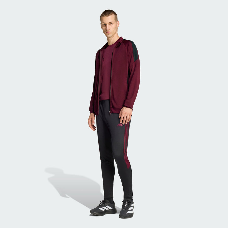 Adidas Agasalho Tiro Es Ts — Bordô - .