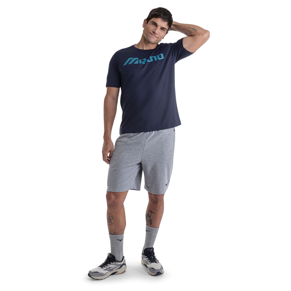 Mizuno Camiseta Big Logo — Azul - AZNPTL
