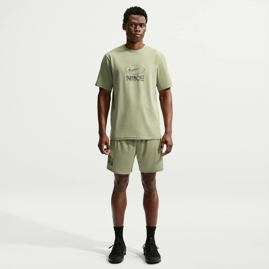 Nike Camiseta Df Uv Hyverse Top Fld Gfx Men'S — Verde - 377
