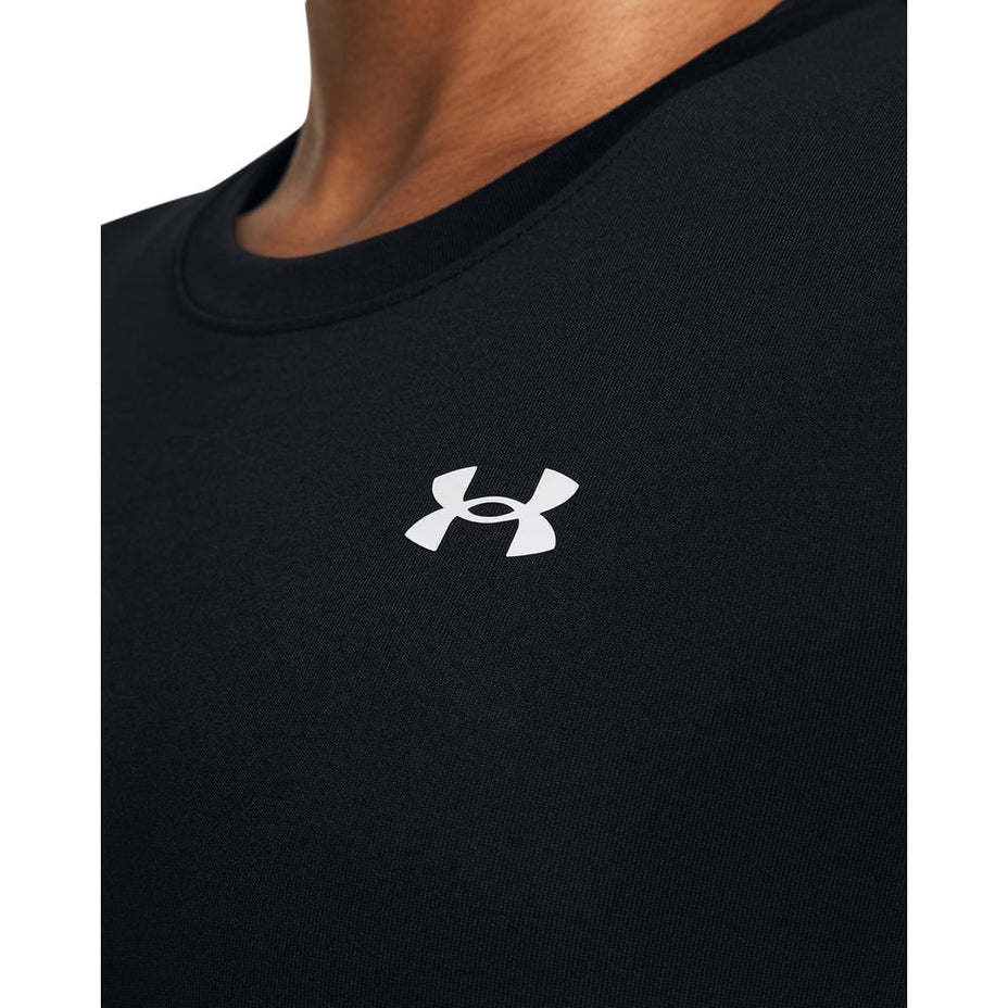 Under Armour Camiseta Mc Tech Ssc — Preto/Branco - BLKWHT