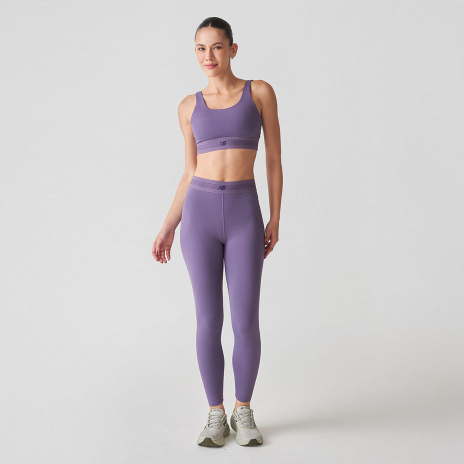 New Balance Top Fem. Ac Train Bra — Roxo Violeta - AA5