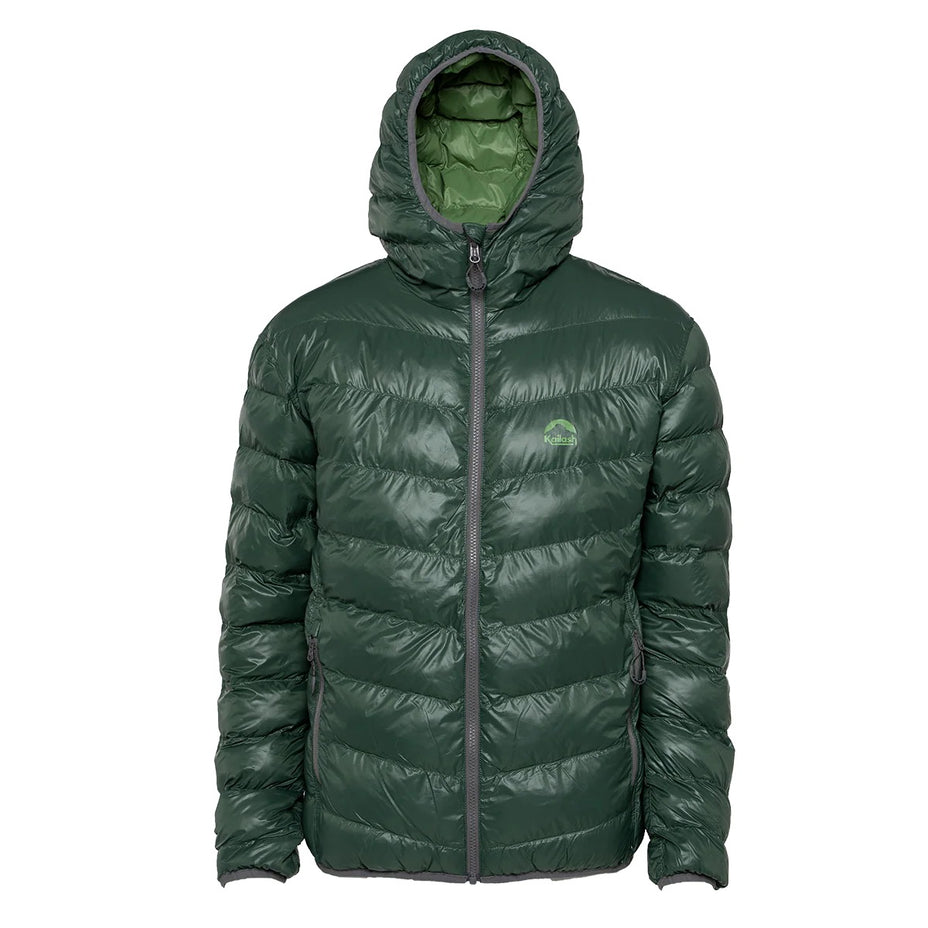 Kailash Jaqueta Puffer Masc. Double Patagonia — Verde Escuro/Verde - .