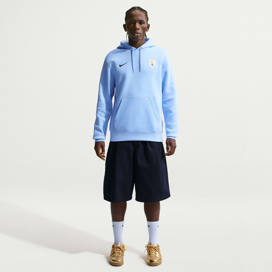 Nike Moletom Uruguay Auf M Club Bb Po Hoodie — Azul Claro - 425