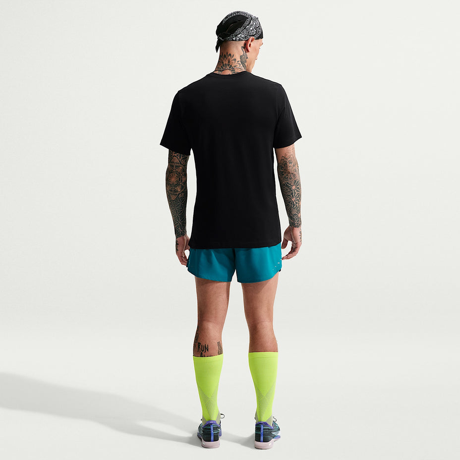 Nike Camiseta Dri Fit — Preto/Azul - 011
