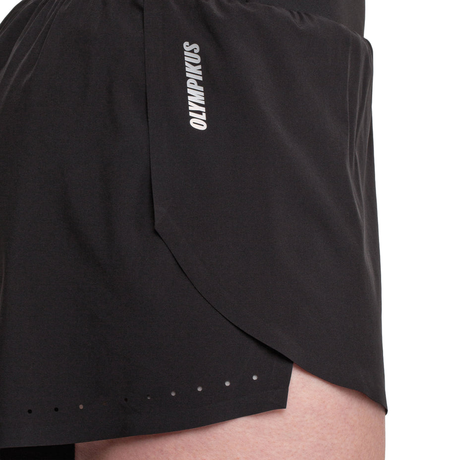 Olympikus Short Corre Foco 3 F — Preto/Prata - PT/PRT