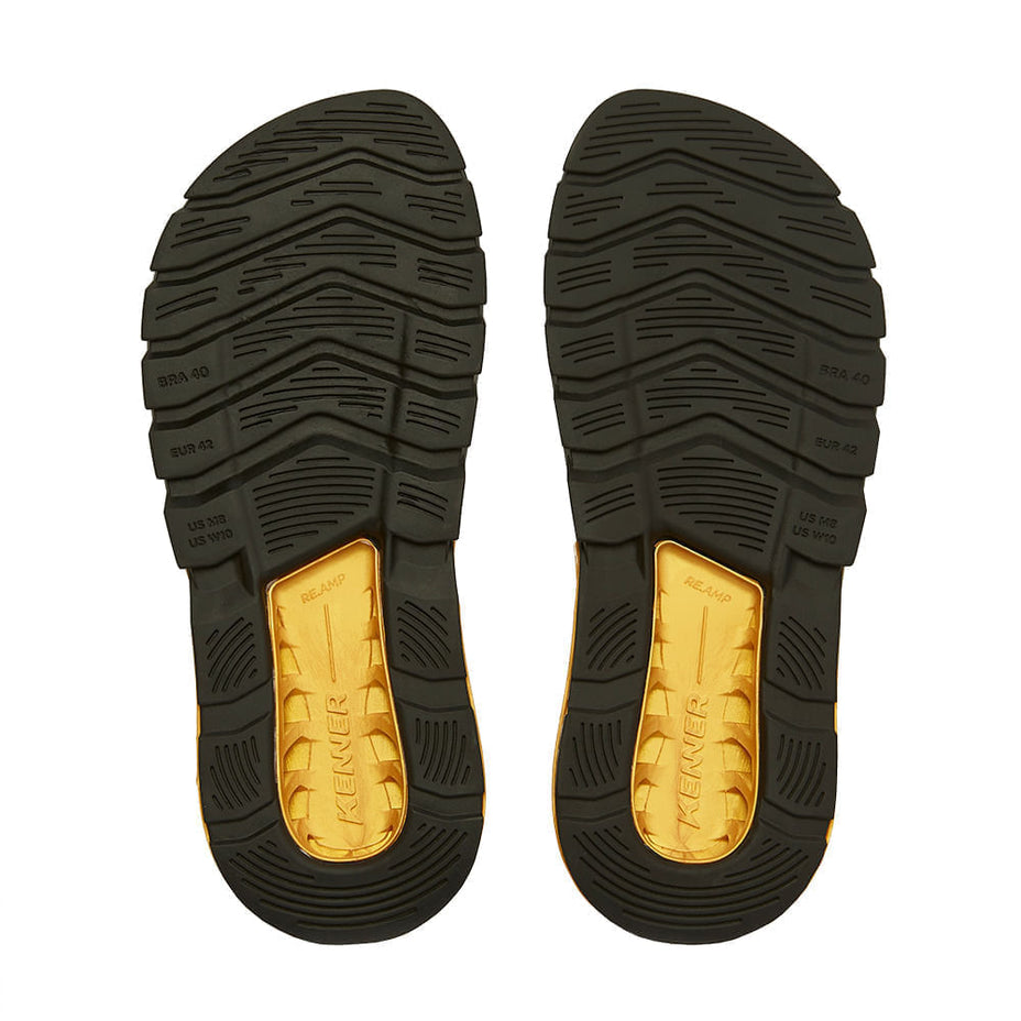 Kenner Chinelo Rakka — Preto/Dourado - 6