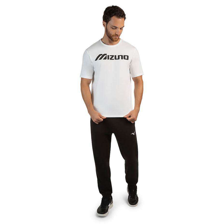 Mizuno Camiseta Big Logo — Branco/Preto - BCOPTO