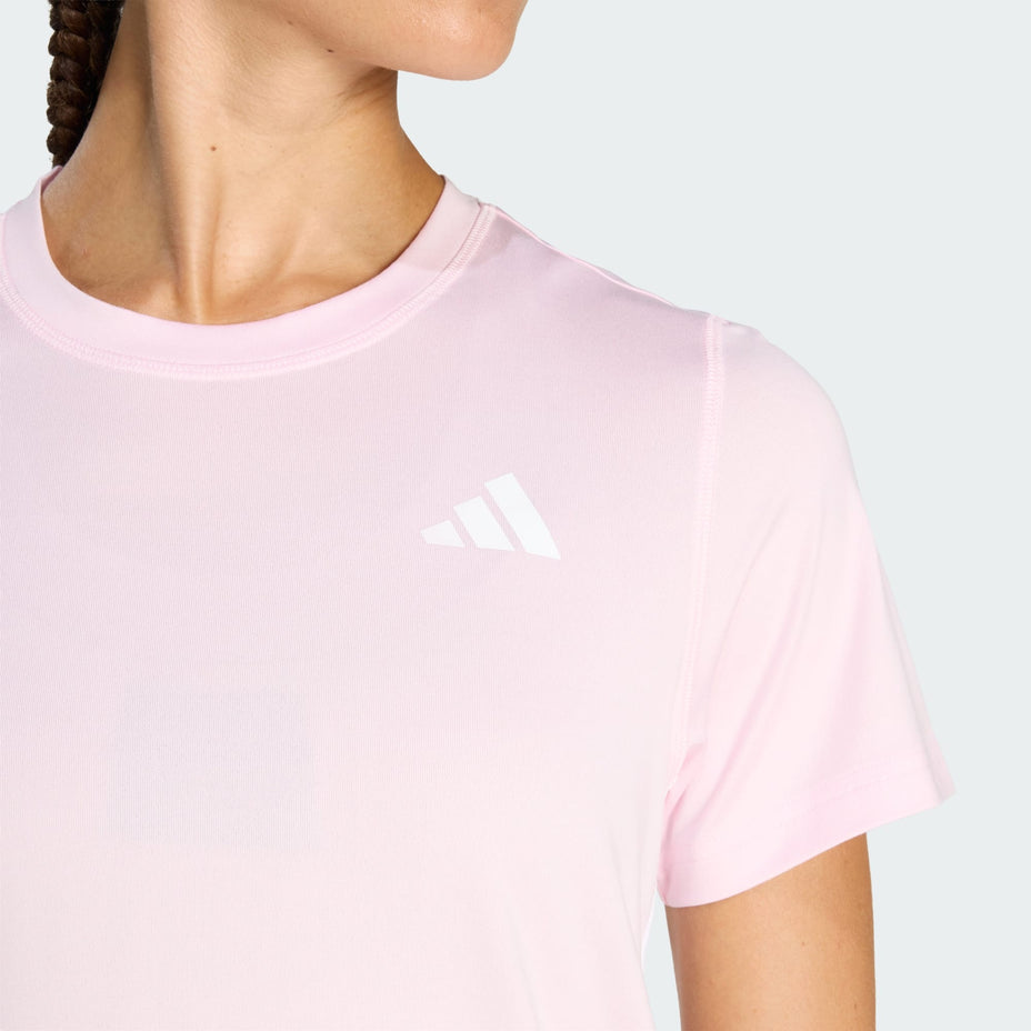 Adidas Camiseta We 3s Crew Tee — Rosa - .