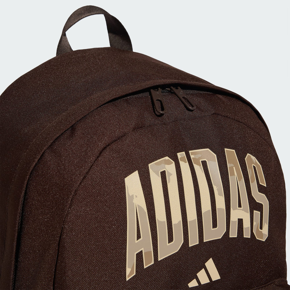 Adidas Mochila Ess Camo Bp — Marrom - .