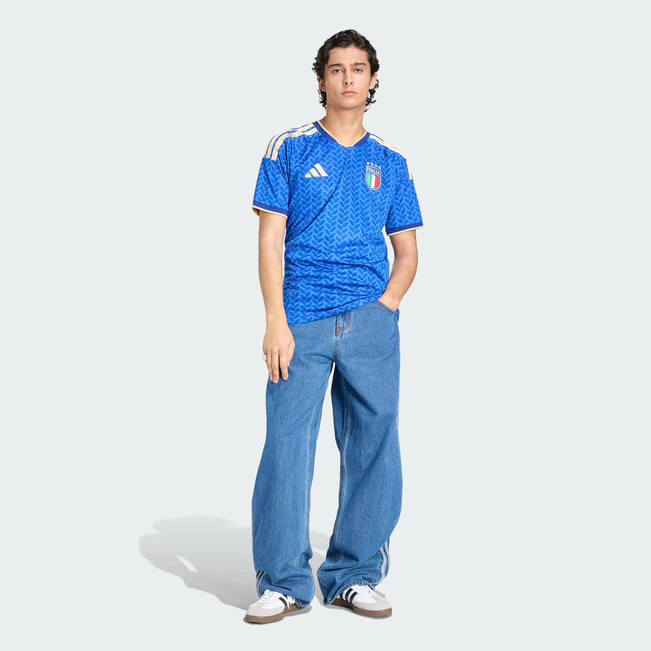 Adidas Camisa Italia I — Azul - .