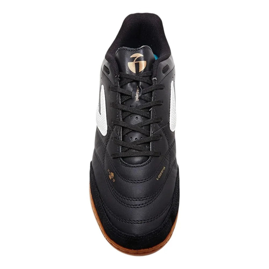Topper Chuteira Maestro Pro Vi Futsal — Preto/Branco/Dourado - .