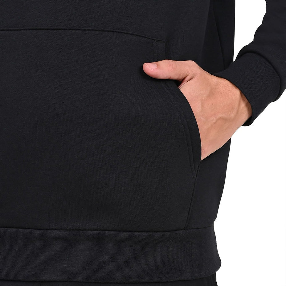 Under Armour Moletom Essential Fleece Hoodie — Preto/Branco - BLKWHT