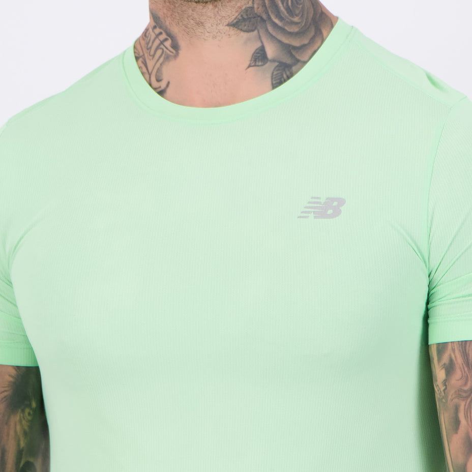 New Balance Camiseta Masc. Sport Essentials — Verde Claro - LBN