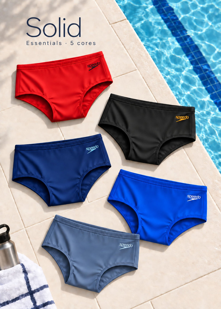 Speedo Sunga Solid 17cm — Azul Escuro - 091
