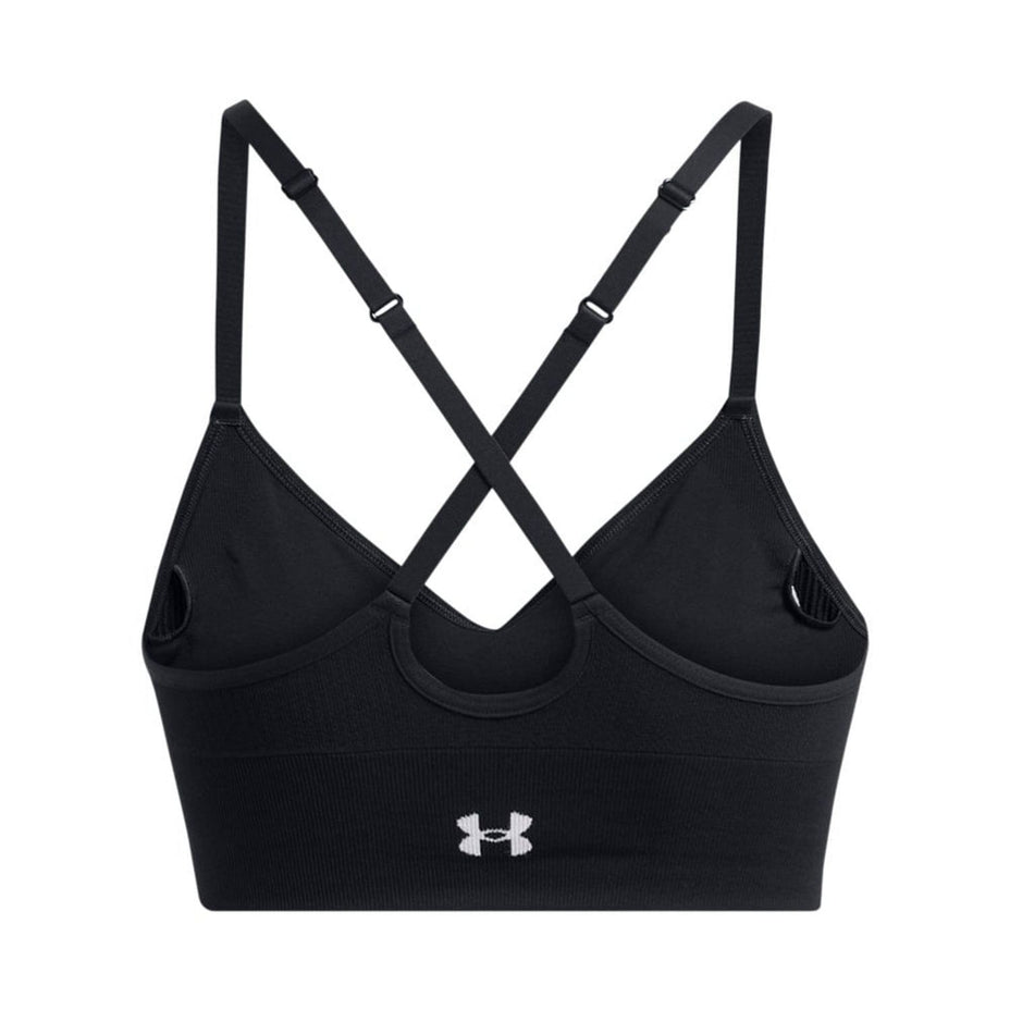 Under Armour Top Vanish Seamless Low B — Preto/Branco - BLK/WH