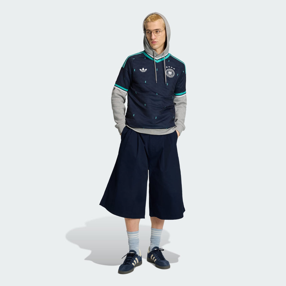 Adidas Camisa Alemanha Ii — Azul - .