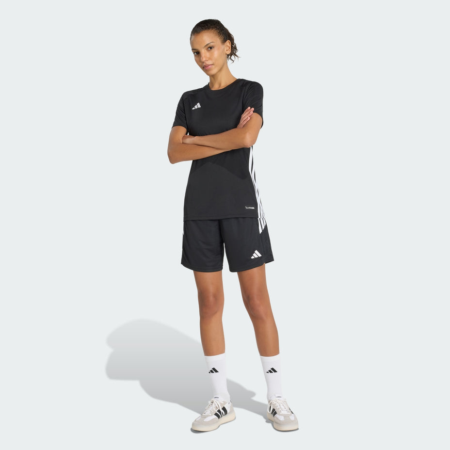 Adidas Short Tiro Es W — Preto - .