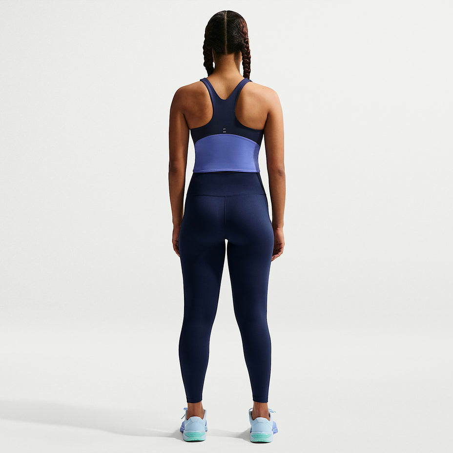 Nike Calca W Nk Df One Hr 7 8 Pkt Tght — Azul Escuro - 413