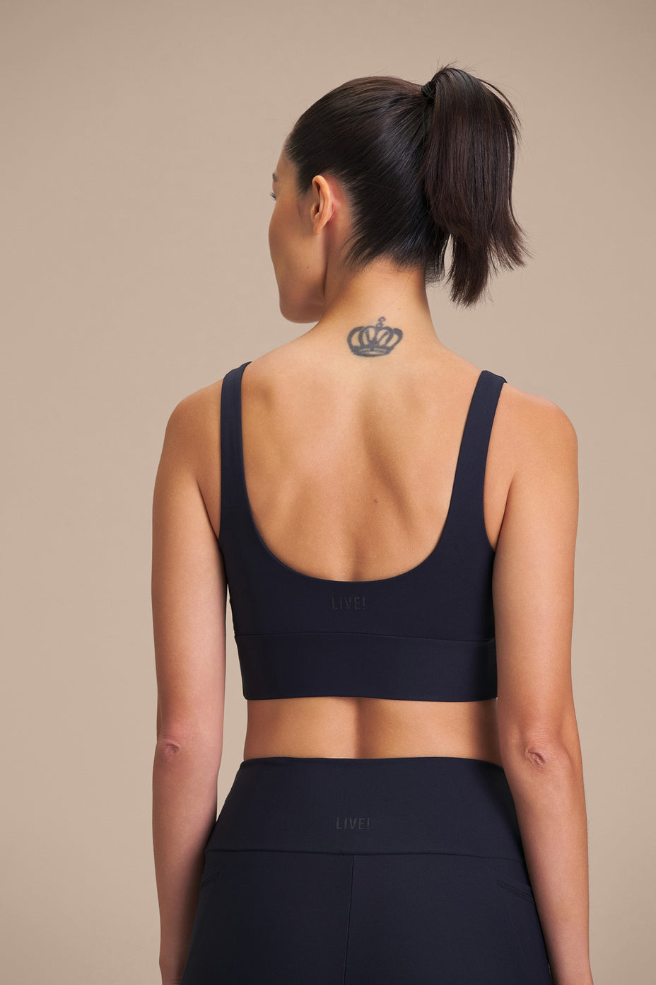 Live Top Cut Out Fit Green — Preto - 00PT01