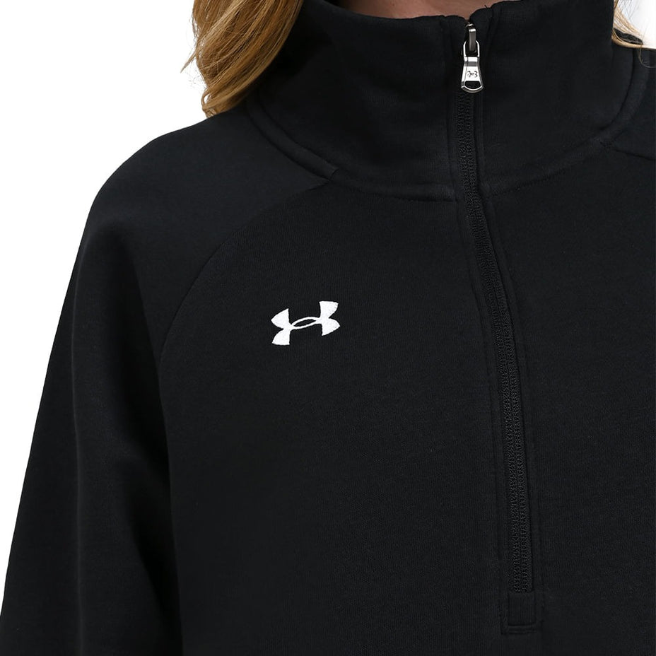 Under Armour Fleece Rival Hoodie — Preto/Branco - BLKWHT